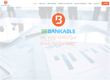 Tablet Screenshot of bebankable.com